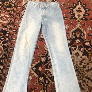 light wash brandy melville boot cut jeans